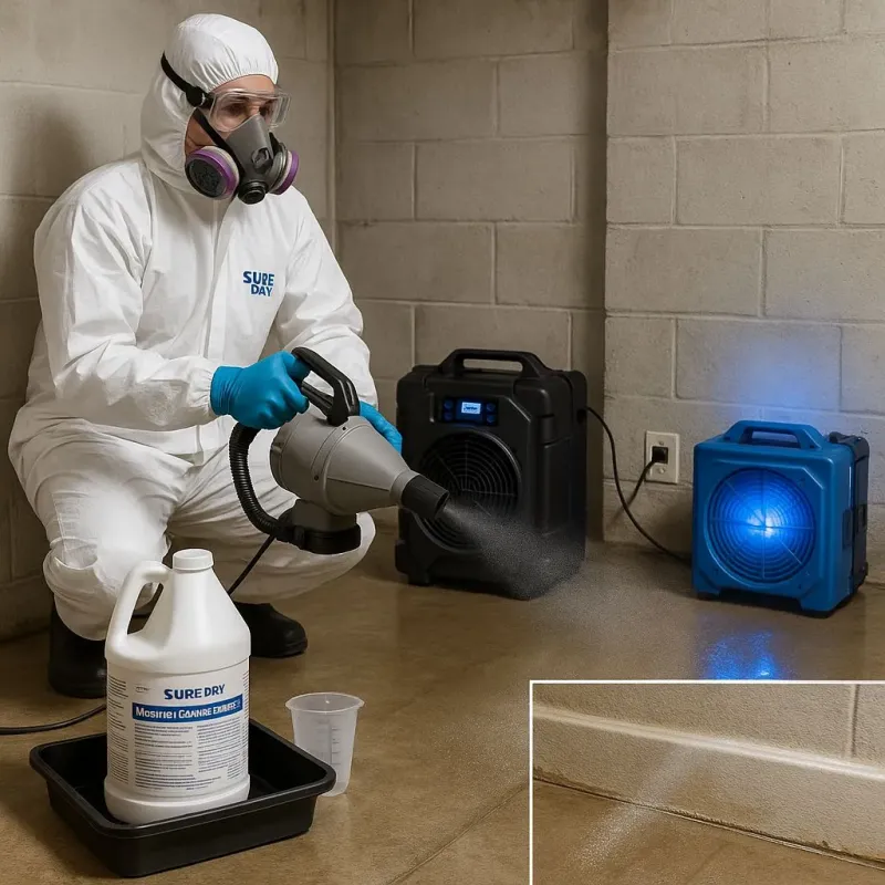 Sanitization and Odor Removal process in Belle Plaine, MN